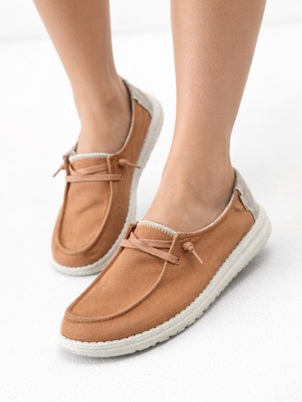 Hey Dude Mango Orange Slip on Shoe